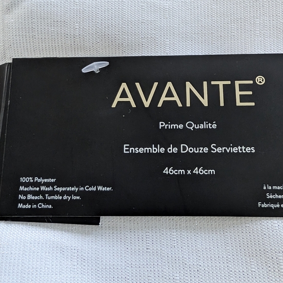 💜Avante Premium Cloth Napkins, Set of 12, 18"x18" each, NWT - Picture 5 of 5